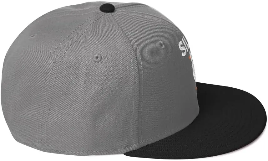 tSilly Goose Hat (Embroidered Wool Blend Snapback Cap) Funny Cartoon Goose Hats