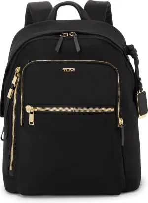 TUMI - Voyageur Halsey Backpack - Travel Backpack - For Business, Fashion, Commute - Holds Up to 14" Screens - Black & Gold