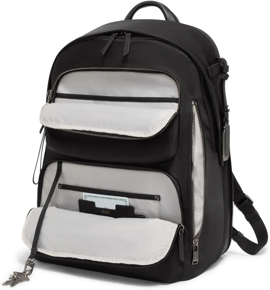 TUMI - Voyageur Montana Backpack - Stylish Travel Backpack for Women - For Business, Work - Fits up to 16" Laptops - Black/Gunmetal