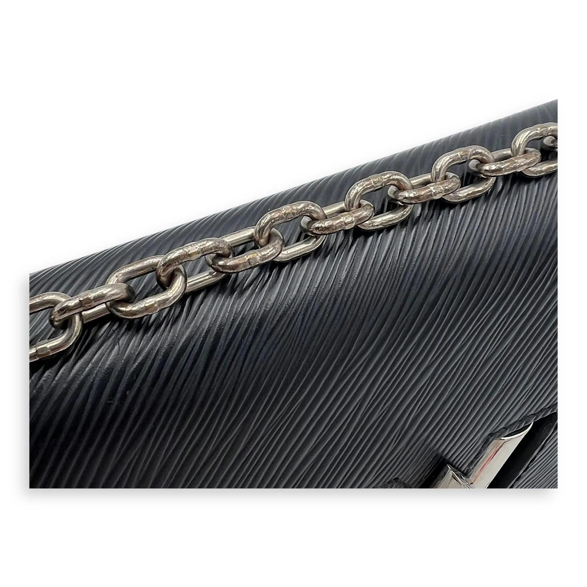 Twist PM Crossbody bag in Epi leather, Silver Hardware