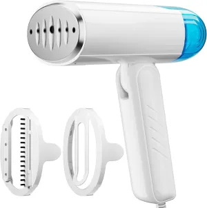 TYY Travel Steamer for Clothes with Dual Voltage 100-240V, Foldable Clothes Steamer Fabric Wrinkle Remover, Portable Handheld Garment Steamer and Steam Iron 2-in-1 for Worldwide Traveling