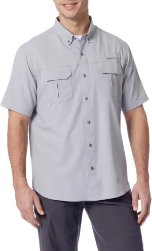 UNIONBAY Men's Ub Tech Short Sleeve Button Up Fishing Shirt