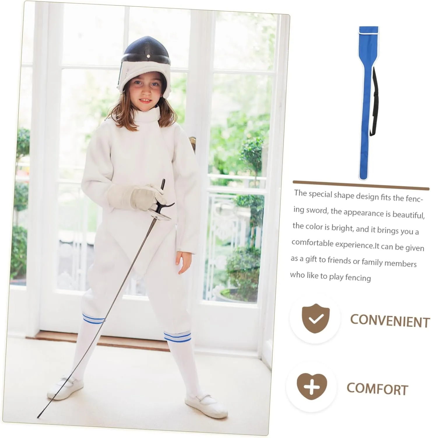 UPKOCH Fencing Storage Bag Protector Pouch Sword Practice Fencing Bag Training Fencing Equipment Storage