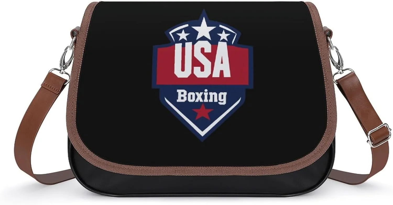 U.S.A BOXING Crossbody Bags for Women Shoulder Bag Flap Handbags Leather Cross Body Purse