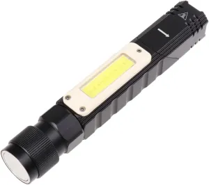 USB Rechargeable Handheld with Rotary Clip Cob Magnetic Base Head for Outdoor and Emergency Use
