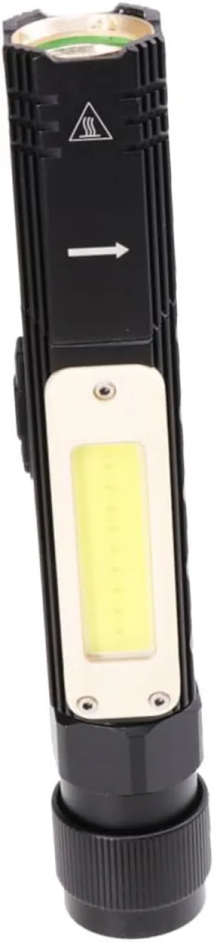 USB Rechargeable with Head Base Handheld Torch for Inspection Emergency Use and Tasks
