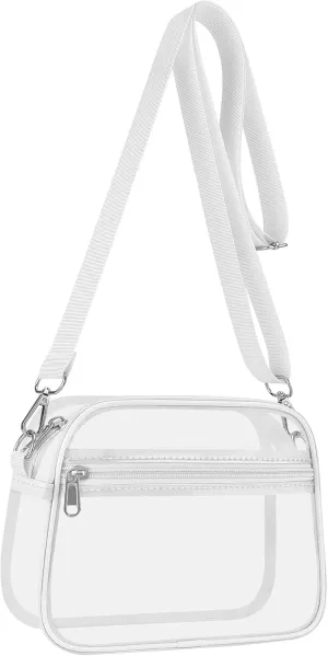 USPECLARE Clear Bag for Stadium Events Clear Purse for Women and Men for Sports Events Concerts Festivals