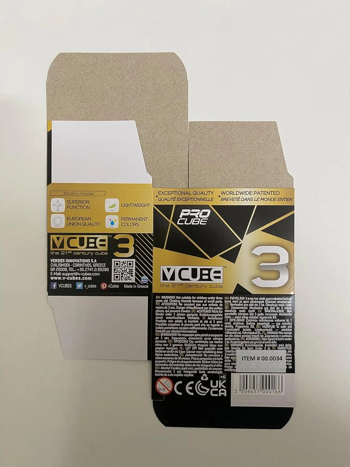 V-Cube 3b White Pillowed Classic Speedcube