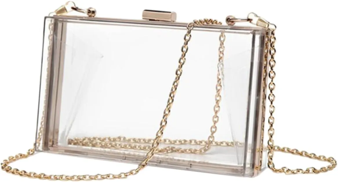 VALICLUD 1pc Women Cross Body Bag Lady Cross Body Bag Acrylic Transparent