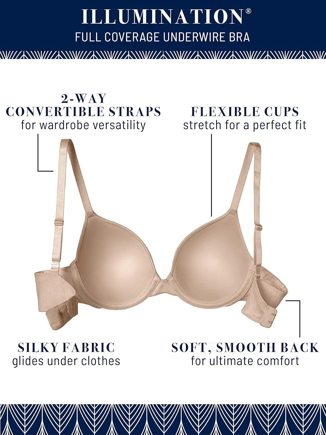 Vanity Fair Women's Illumination Full Coverage Bra (34B-40DD)