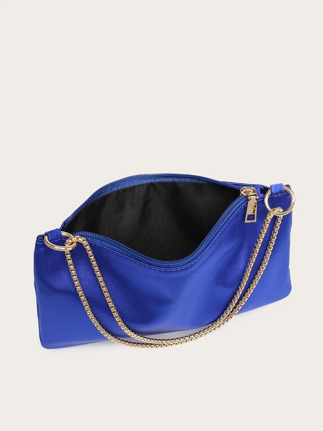 Verdusa Women's Satin Evening Handbag Shoulder Bag Purse