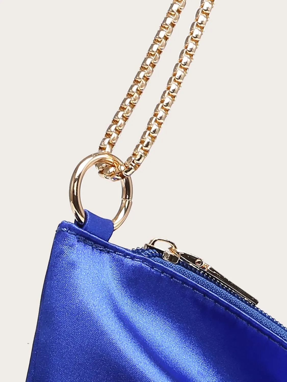Verdusa Women's Satin Evening Handbag Shoulder Bag Purse