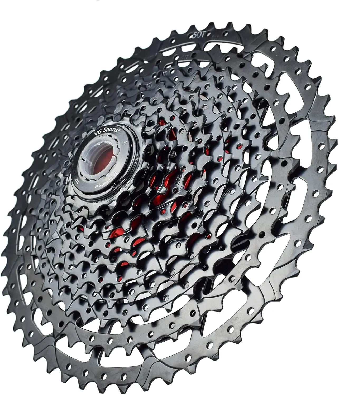 VG SPORTS 8/9/10/11/12 Speed Ultra-Light Bike Cassette for Mountain Bike 11-40T/11-42T/11-46T/11-50T/11-52T MTB Cassette Lightweight Aluminum Bracket Cassette