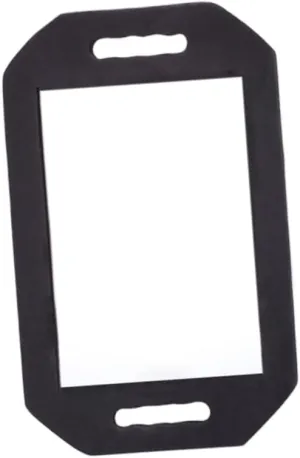VICASKY Foam Edge Square Makeup Mirror Single-Sided Toilet Glass Frame Handheld for Home Salon