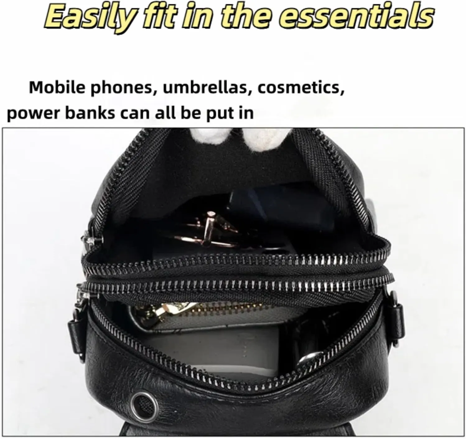 Vintage Crossbody Phone Bag for Women, crossbody bags for women Leather Shoulder Purse and Handbag with Earphone Hole