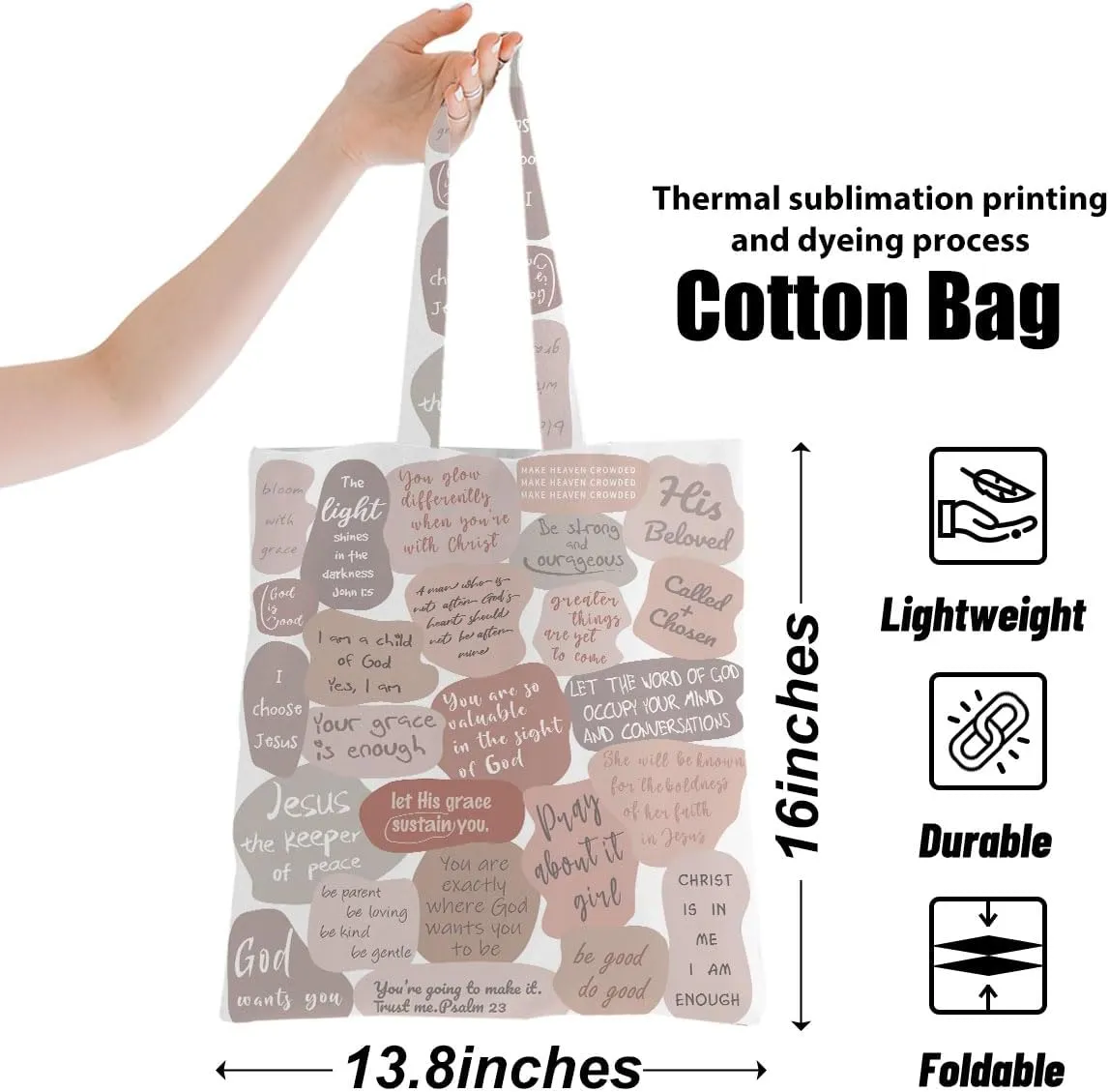 Vintage Flower Cat Butterfly Tote Bag Aesthetic Reusable Grocery Bags Friendship Gifts for Women Weekender Bag