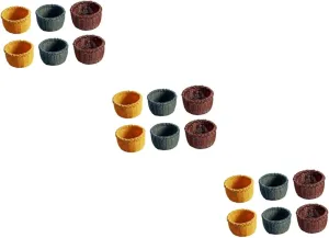 VOSAREA 5sets 6pcs Miniature Basket Adorable Dollhouse Decor Creative Storage Baskets for Mini House Accessories for Home Decoration and Landscaping Scenes 6pcs*5
