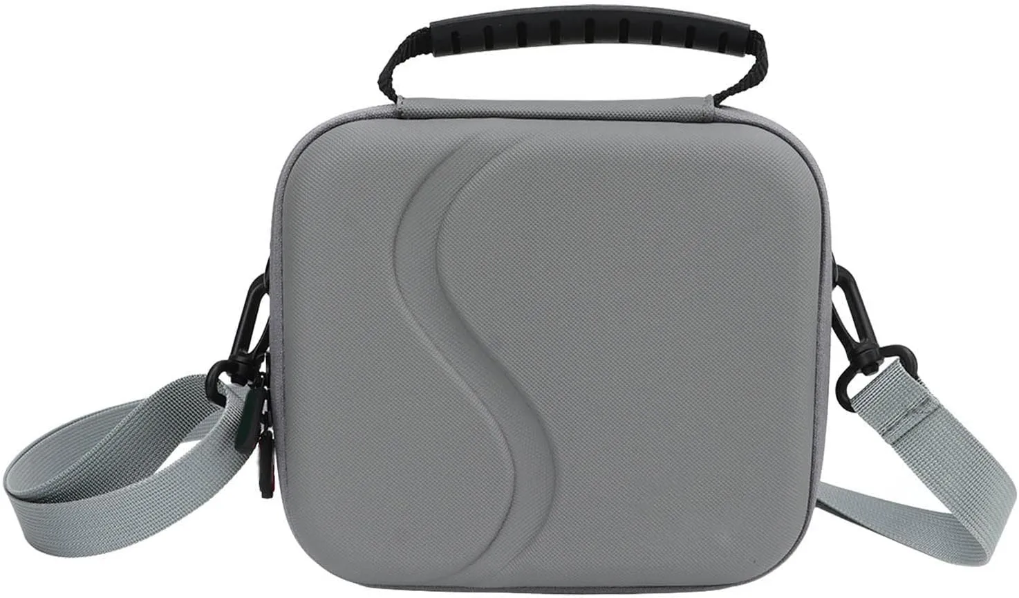 Waterproof Portable Storage Shoulder Bag Travel Case for Osmo Mobile SE, Large Capacity PU Hard Shell with Anti Slip Silicone Handle, for Osmo Mobile 4