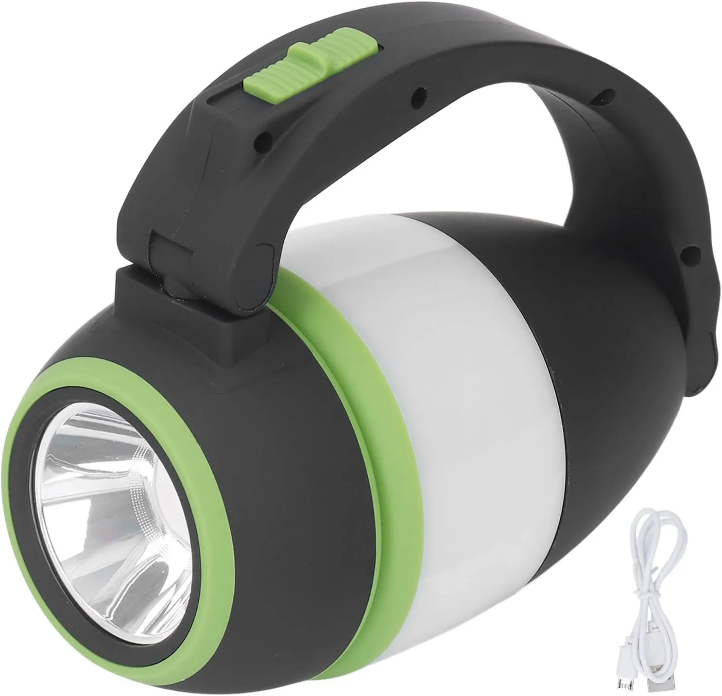 Waterproof Rechargeable Flashlight, Handheld Flashlight Waterproof Searchlight Work Light USB Charging Power Bank for Camping