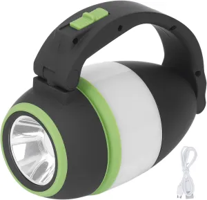 Waterproof Rechargeable Flashlight, Handheld Flashlight Waterproof Searchlight Work Light USB Charging Power Bank for Camping