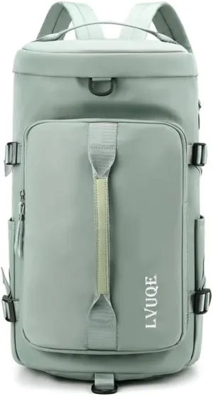 Waterproof Sports Backpack Lightweight Swim Gym Bag for Men & Women, Durable Travel Duffle with Shoulder Strap, Yoga Workout Beach Tote.Green