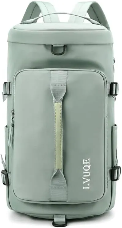 Waterproof Sports Backpack Lightweight Swim Gym Bag for Men & Women, Durable Travel Duffle with Shoulder Strap, Yoga Workout Beach Tote.Green