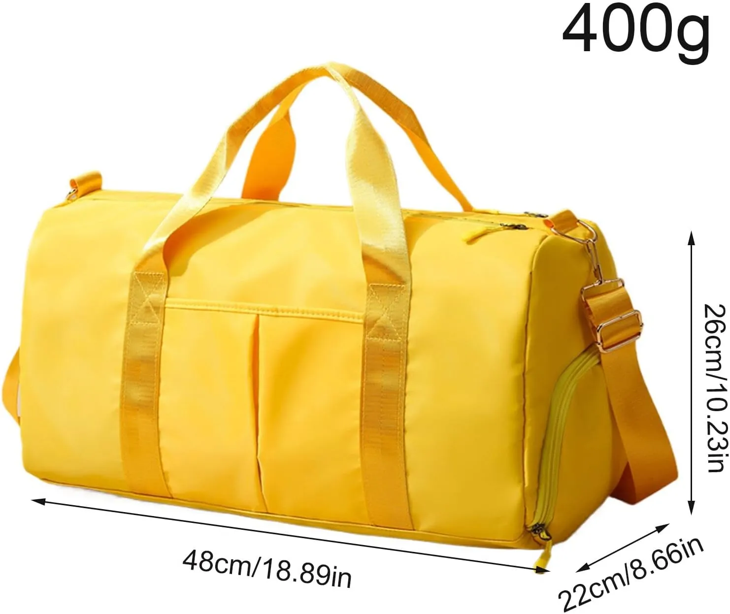 Waterproof Sports Bag - Oxford Cloth Gym Bags with Large Capacity - Multifunctional Fitness Bags, Wear-Resistant Shoulder Bag for Wet and Dry Use