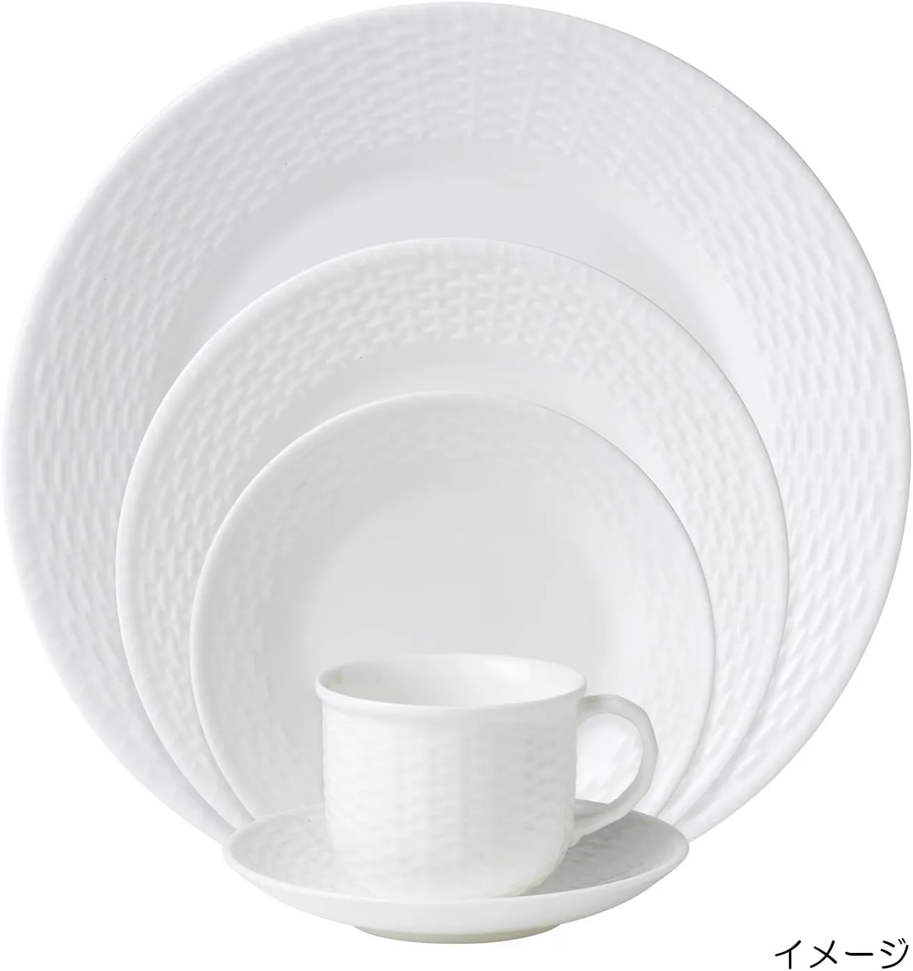 Wedgwood Nantucket Basket Teapot, 40.4 oz, White