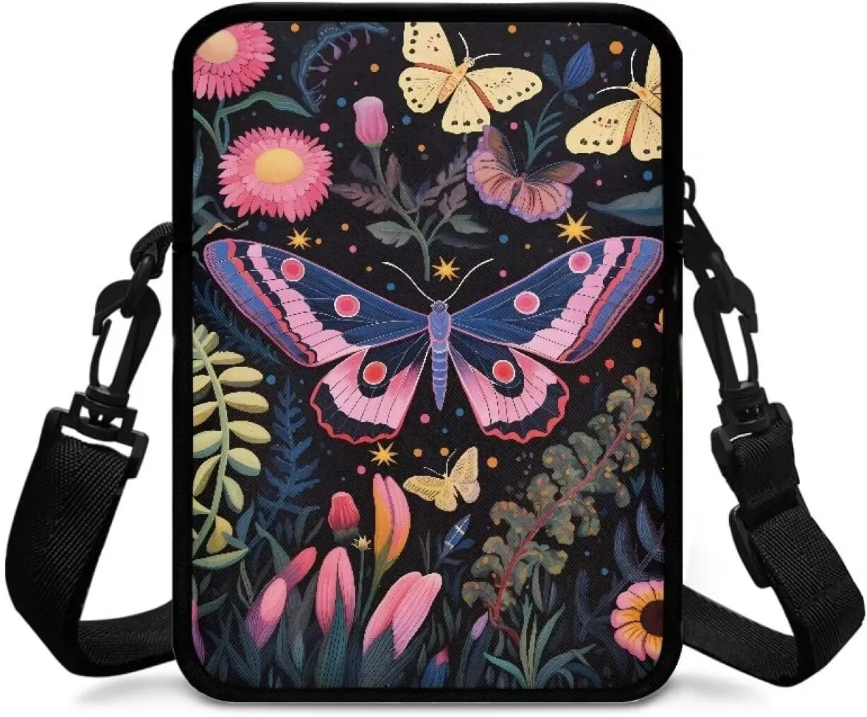 WELLFLYHOM Small Crossbody Bag for Men Women Phone Purse Over Shoulder Handbag Messenger Pouch