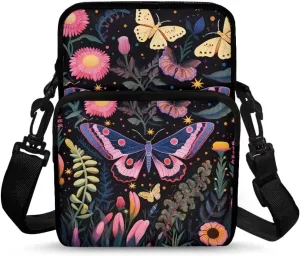 WELLFLYHOM Small Crossbody Bag for Men Women Phone Purse Over Shoulder Handbag Messenger Pouch