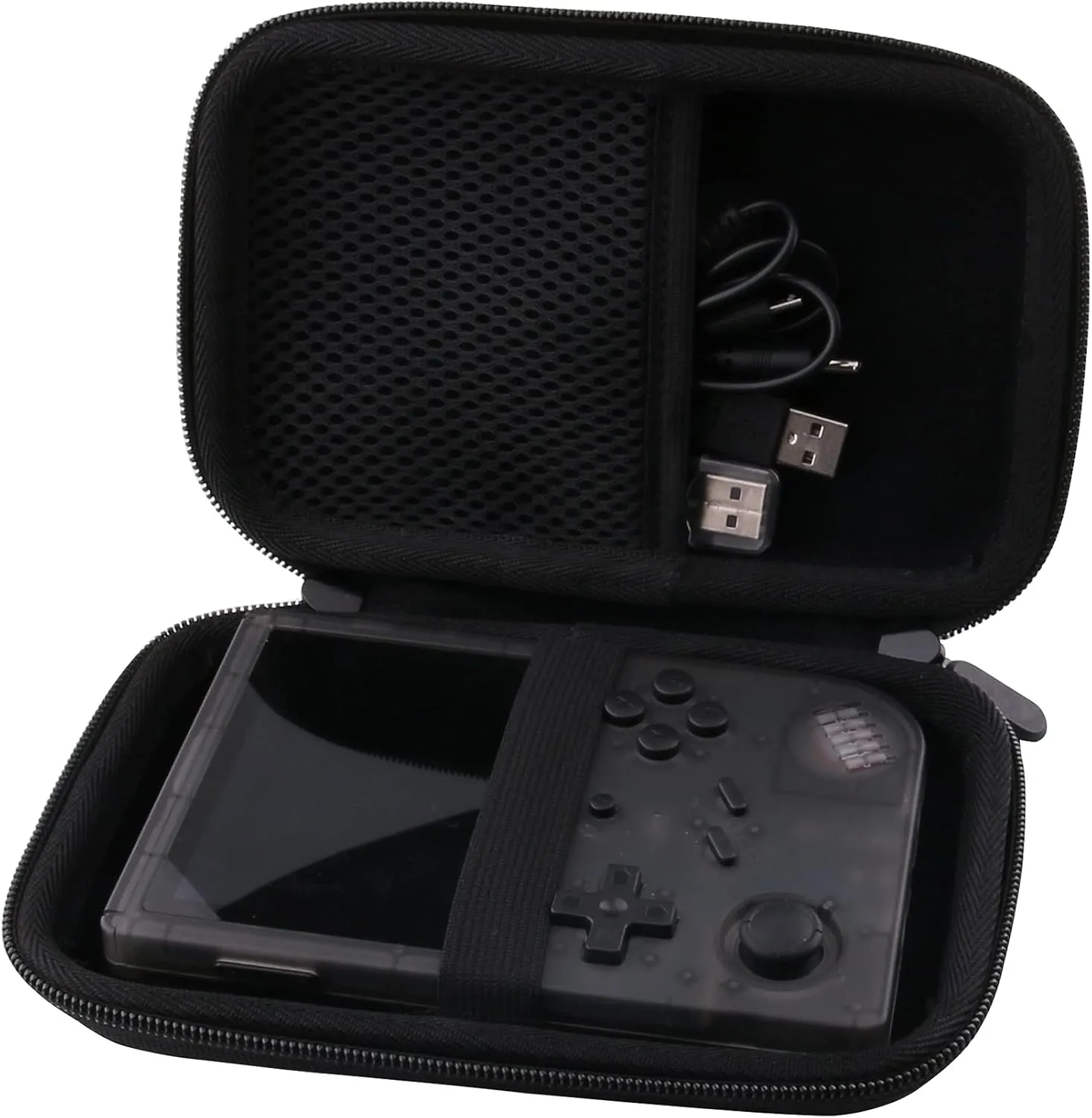 WERJIA Hard Carrying Case Compatible with RG40XX V Handheld Game Console RG 40XXV,Analogue Pocket Handheld Game Console (Case Only) (black)
