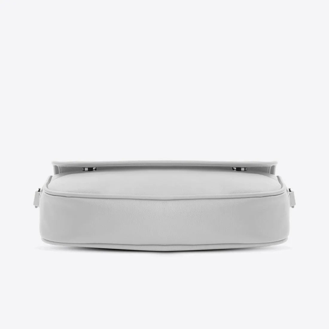 White Messenger Crossbody Mixed Shapes