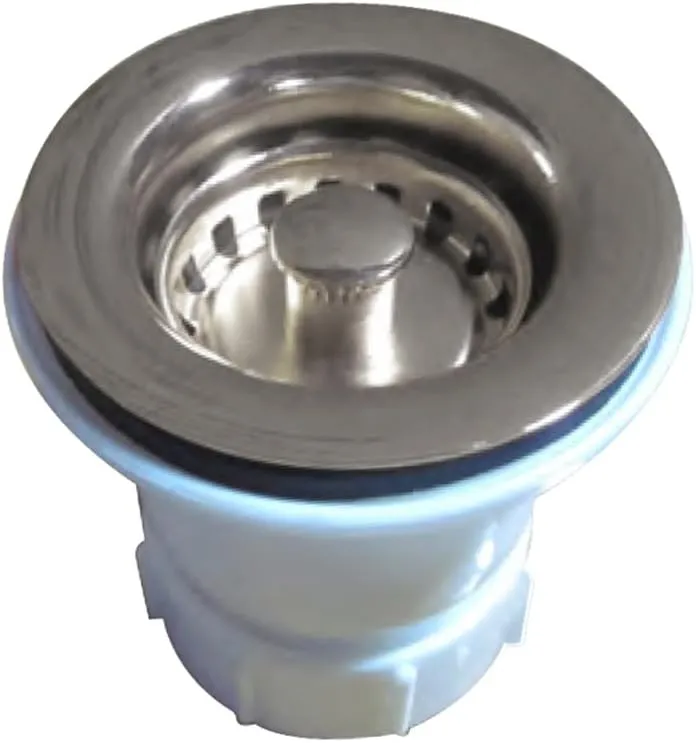 Whitehaus Collection 2" Basket strainer-Polished Chrome-WC2BASK-C