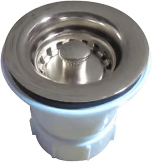 Whitehaus Collection 2" Basket strainer-Polished Chrome-WC2BASK-C