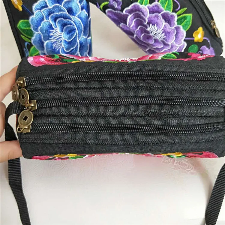 Wholesale Yunnan National Style Embroidery Clutch Crossbody Bags