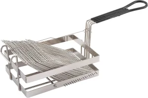 Winco TB-18 Tostada Basket, Holds 18 Shells,Stainless Steel,Medium