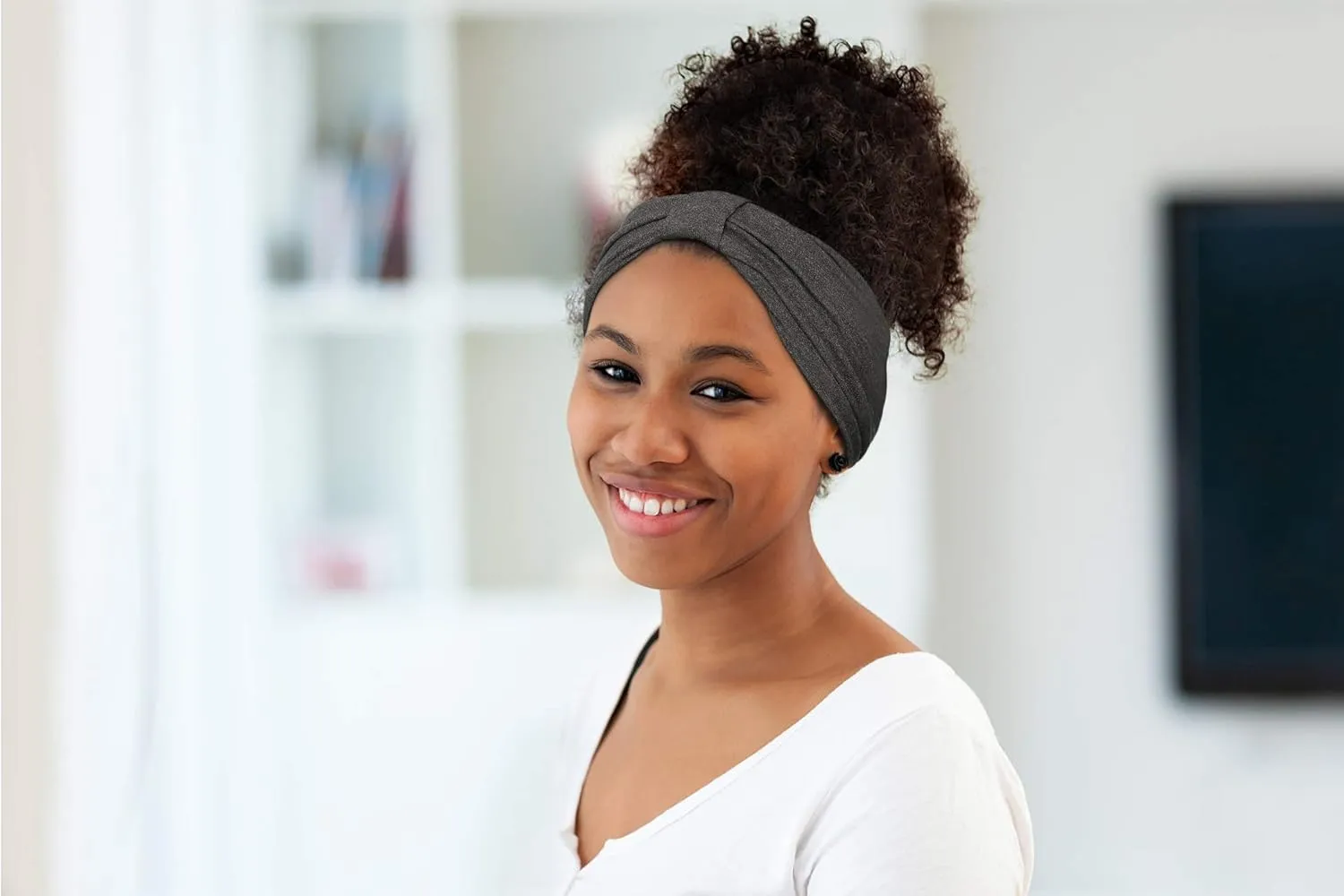 Winitas Satin Headbands for Running No Sweat Fashionable Accessory Washing Face