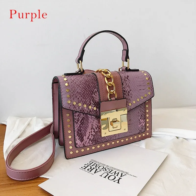 Women Fashion PU Leather Shoulder Handbags