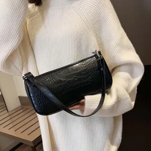 Women Shoulder Bag Pu Leather Solid Messenger Bag Ladies Casual Zipper Shoulder Bag Female Travel Handbag Sac Main Femme 2020