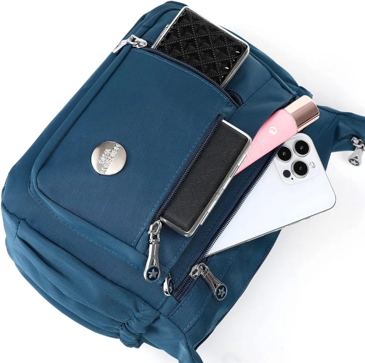 Women Shoulder Handbag Multi Pocket Bag Ladies Crossbody Purse Messenger Bag Top Tote Satchel