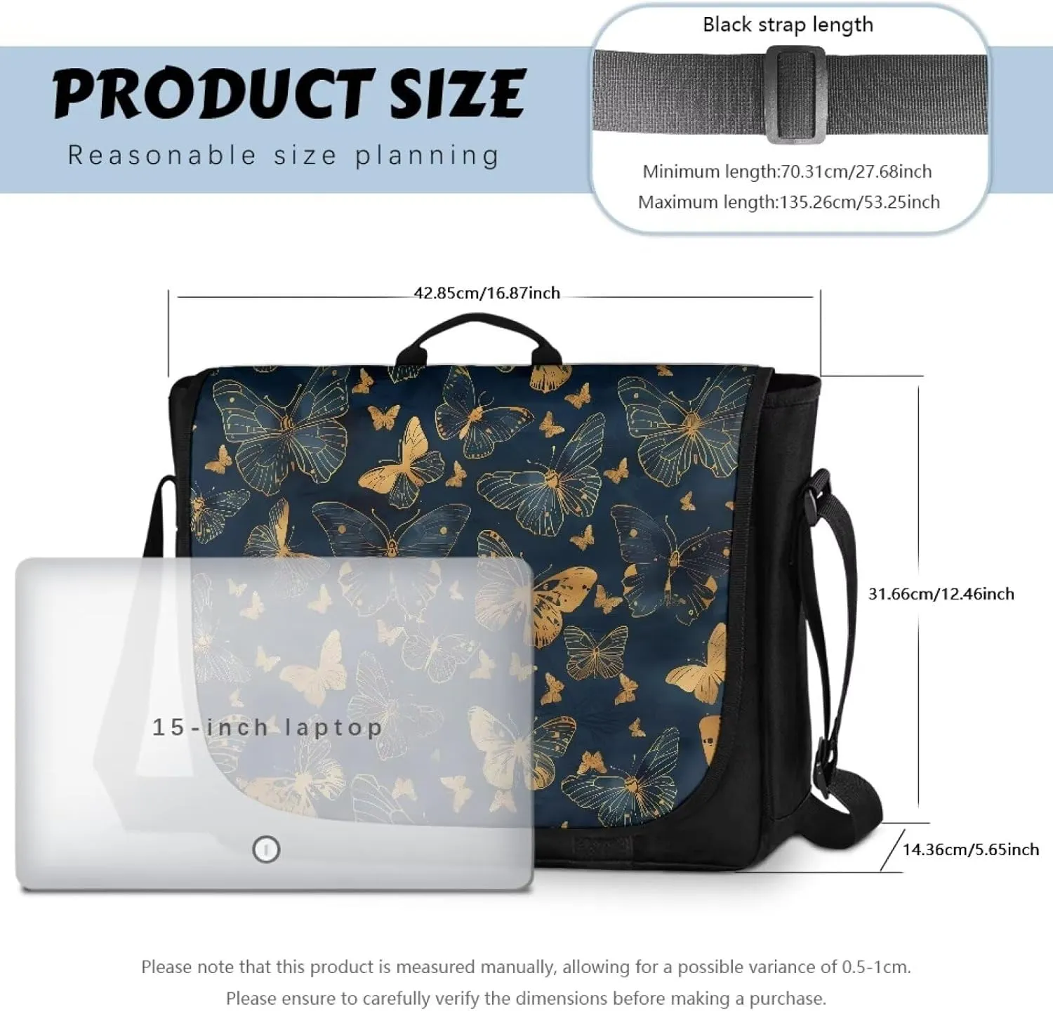 Women Vintage Flap Crossbody Bag Classic Large Messenger Bag Travel Shoulder Handbag Men Portable Laptop Satchel