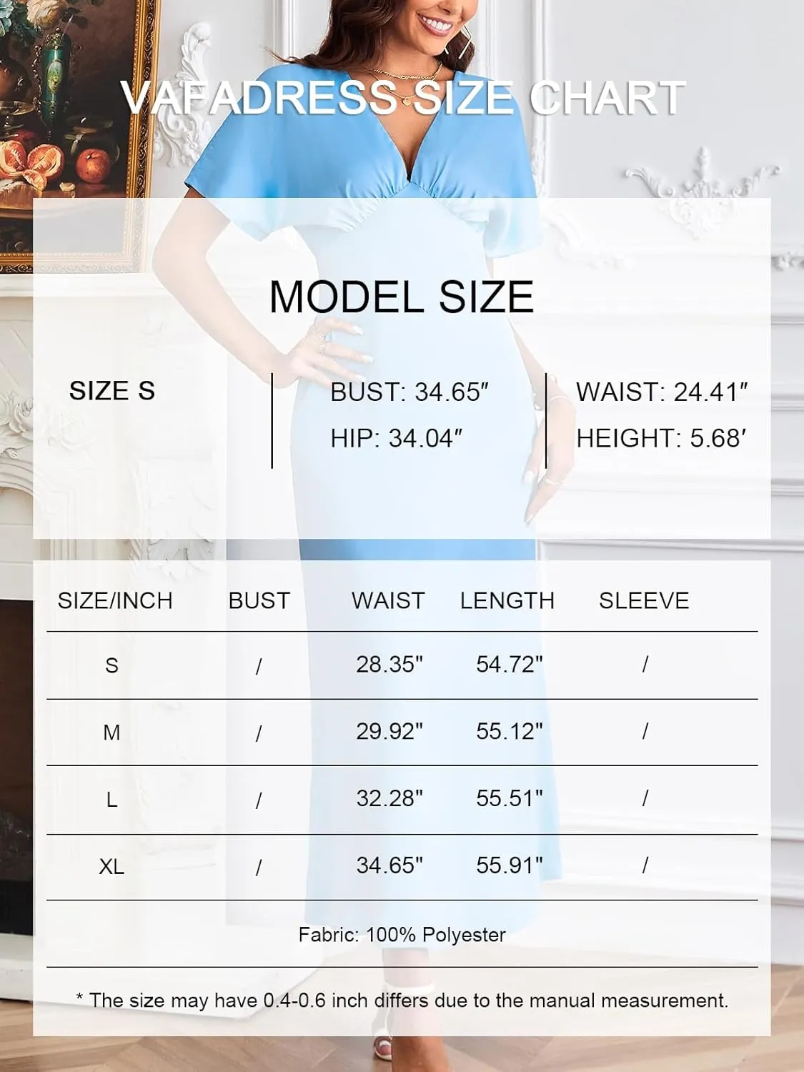 Women's 2025 Satin Dress Elegant Deep V Neck Flutter Sleeve A-Line Gown Cocktail Party Maxi Dresses