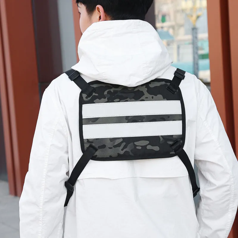 Women's & Men's Camouflage Night Running And Street Trendy Backpacks