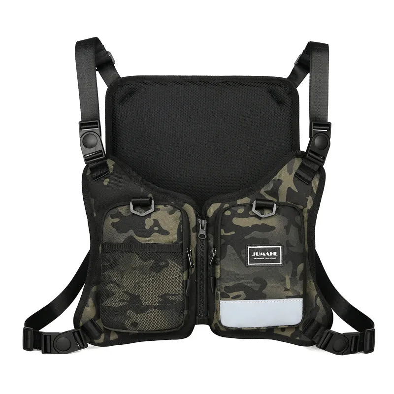 Women's & Men's Camouflage Night Running And Street Trendy Backpacks
