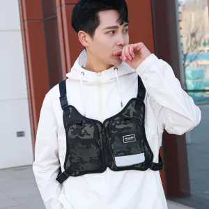 Women's & Men's Camouflage Night Running And Street Trendy Backpacks