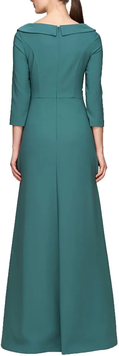 Womens Arwen Pleated Evening Dress