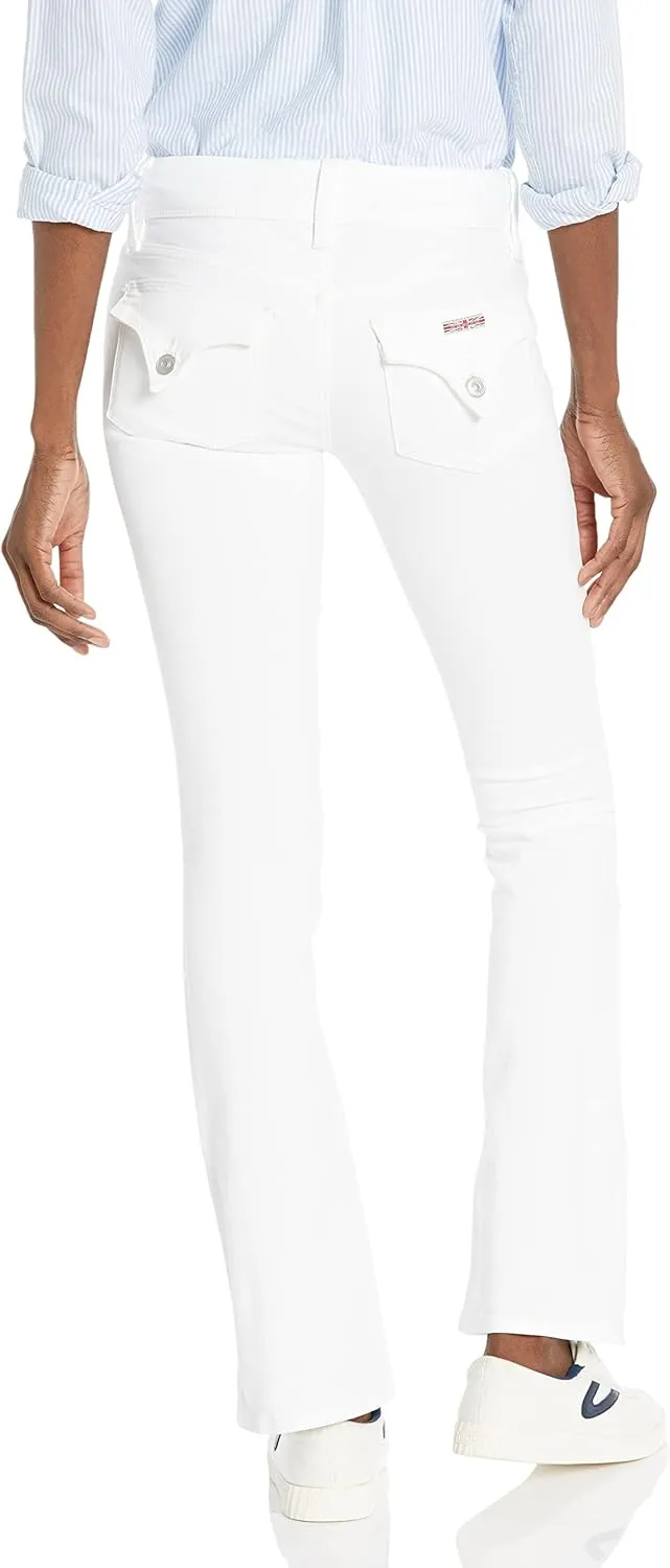 Women's Beth Mid Rise, Petite Baby Bootcut Jean with Back Flap Pockets