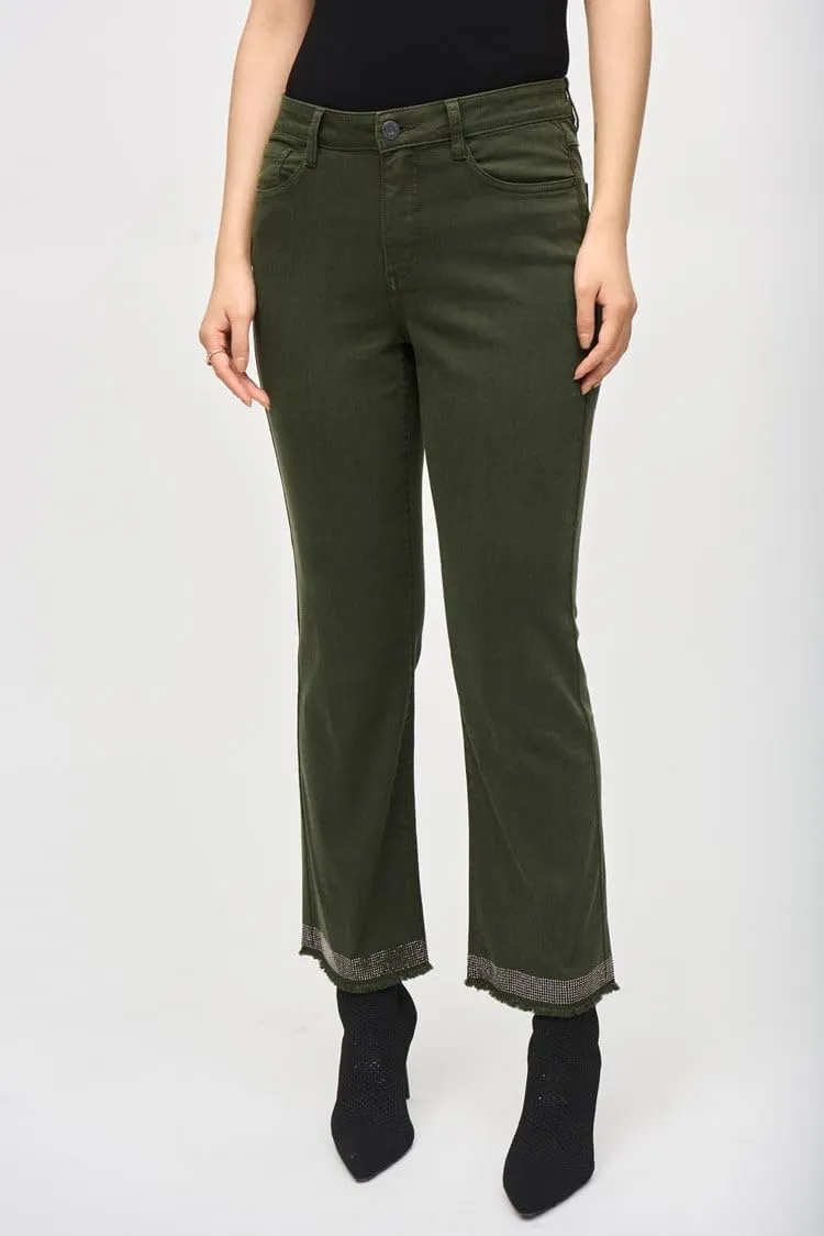 Women's Classic Straight - Leg Jean with Frayed Hem