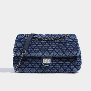 Women’s Commuter Bag - Large-Capacity Denim