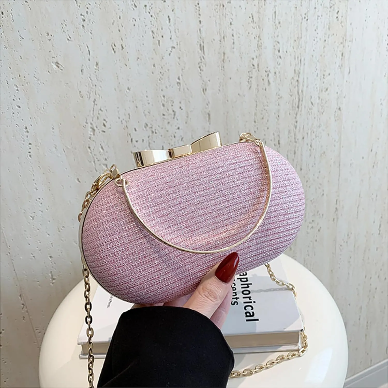 Women's Evening Handbag, Elegant Bling Crossbody Bag, Clutch Purses for Women Evening, Wedding, Prom, Cocktail Party